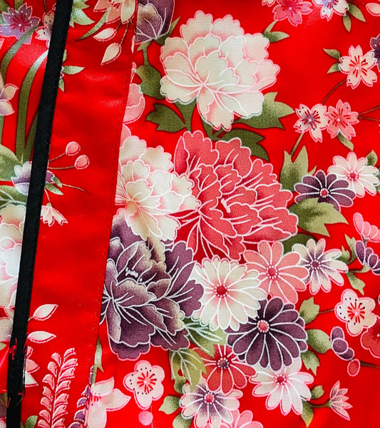 Japanese short kimono, short kimono, happi coat
