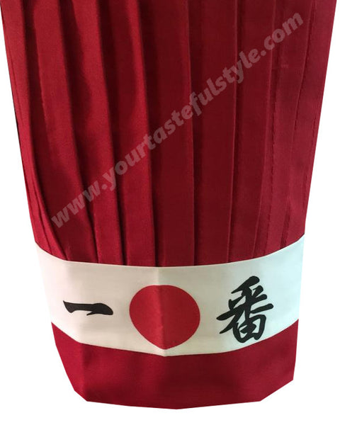 Hibachi chef tall hat set, red tall hat set