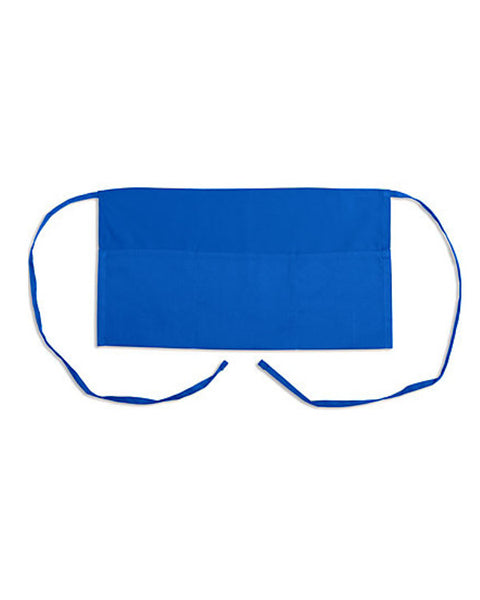 blue waist apron, diner server waist apron, farmer waist apron, worker apron