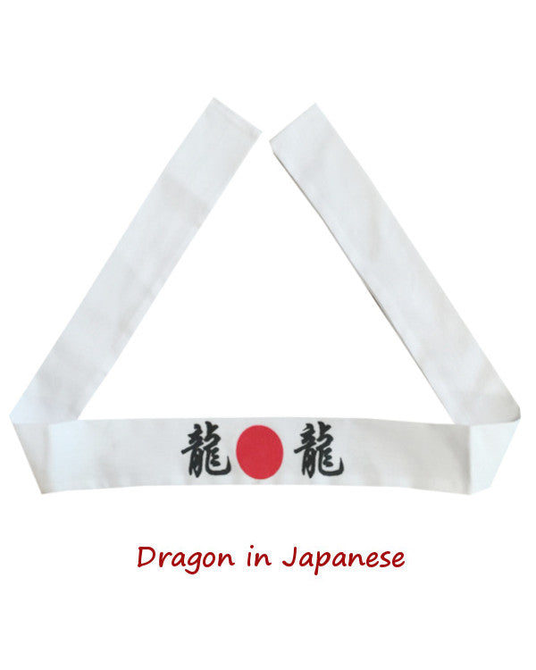 Dragon Japanese headband, Japanese headband