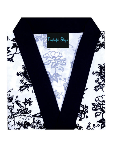 flower sushi server coat, sushi chef happi coat, happi sushi chef coat