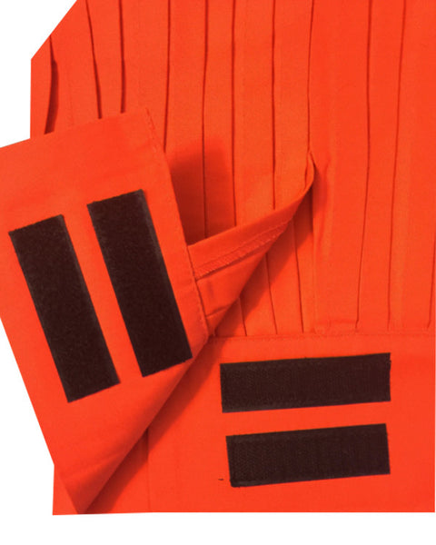 restaurant chef pleated tall hat, chef tall hat, orange color chef tall hat