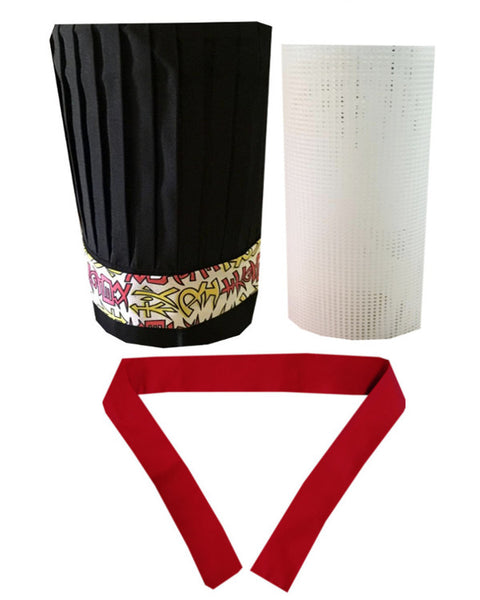 Hibachi chef uniform, Hibachi chef hat sets