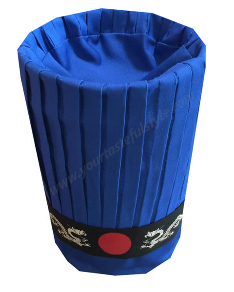 Hibachi chef tall hat, black hibachi chef hat, hibachi chef headband