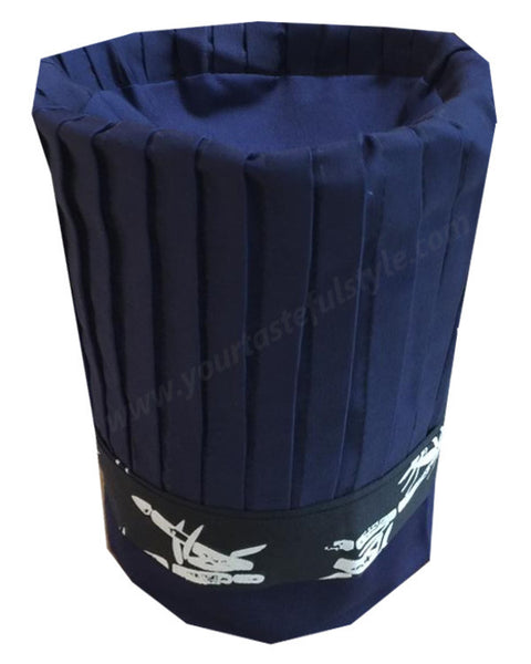 Teppan grill chef hat set, hibachi chef headband, dragon headband