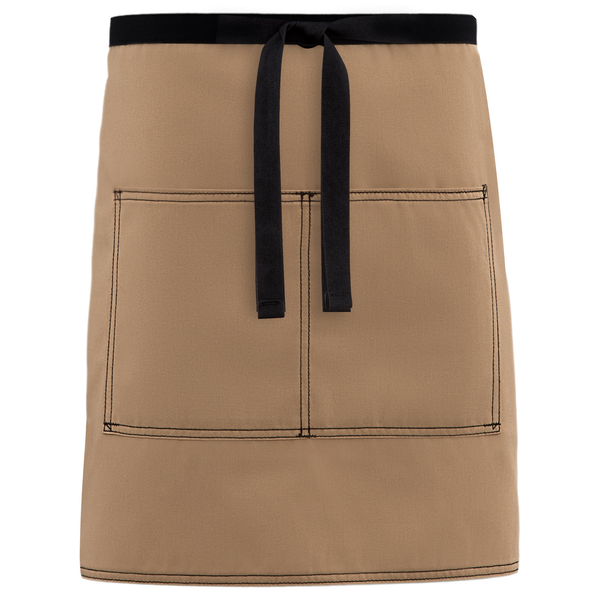 bistro apron khaki, half bistro apron,  bistro apron