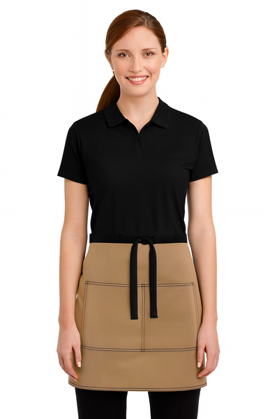 bistro apron, waitress bistro apron, waiter bistro aprons, front house bistro apron, kitchen chef bistro aprons