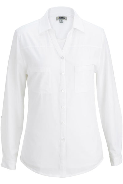 white blouse, blouse