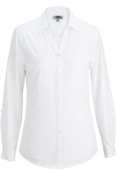 white blouse, blouse, poplin, poplin shirts