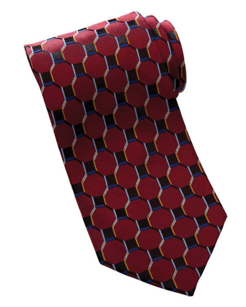 silk neck tie, necktie, wine color neck tie