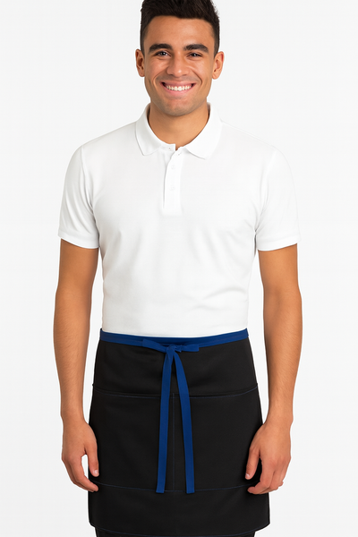 black bistro apron, bistro apron, front house bistro apron, waiter apron, waitress bistro apron, chef aprons