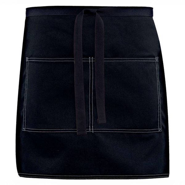 Black Bistro Apron with Black Webbing