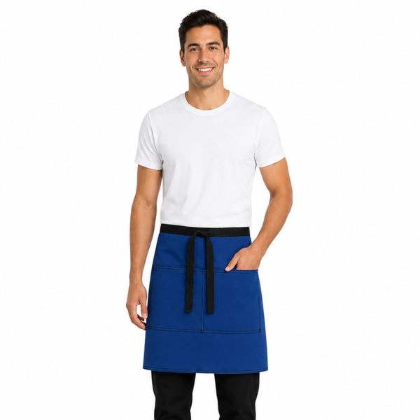 Chef waist apron for restaurants, cafés, bakeries, and catering businesses.