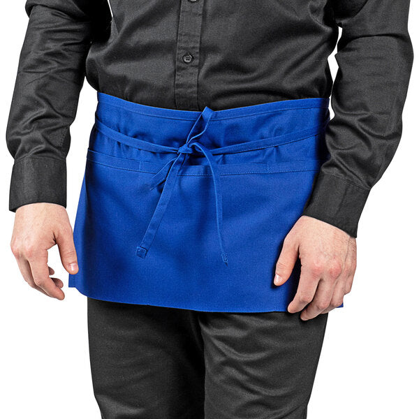 royal blue waist apron, waist apron