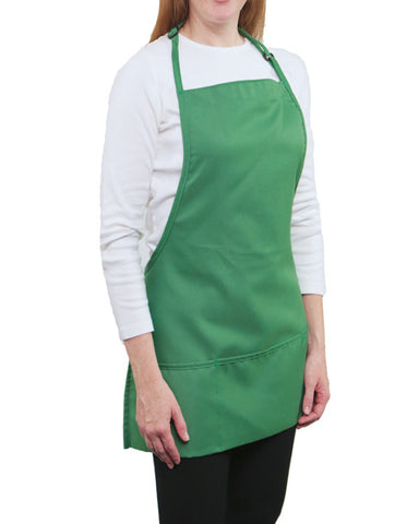 green bib apron, green apron, bib aprons