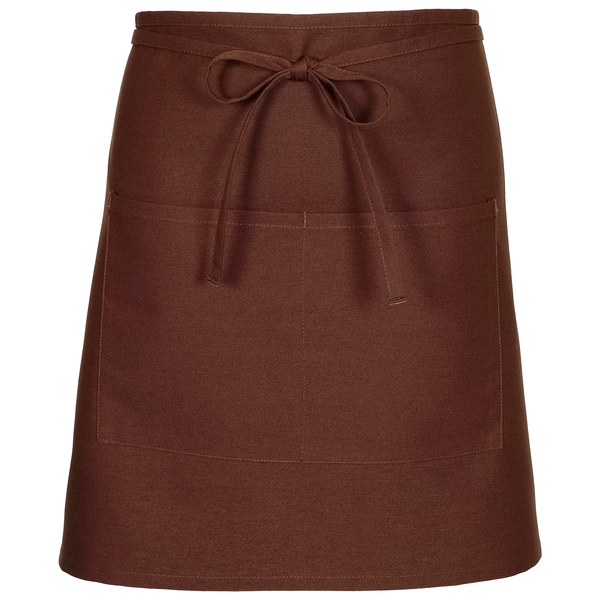Brown two pockets bistro apron