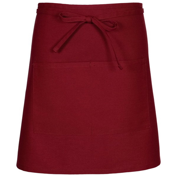 burgundy bistro apron, restaurant server bistro apron, bistro aprons