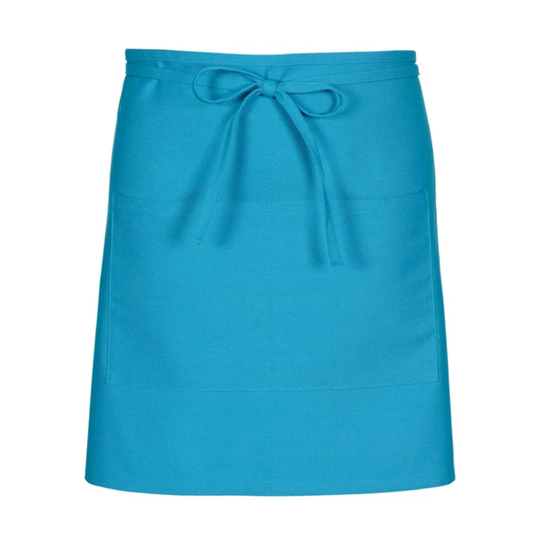 two pockets bistro apron, bistro apron, Turquoise apron, server apron