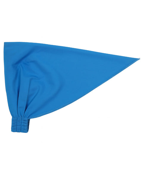 blue bandana, blue head wrap