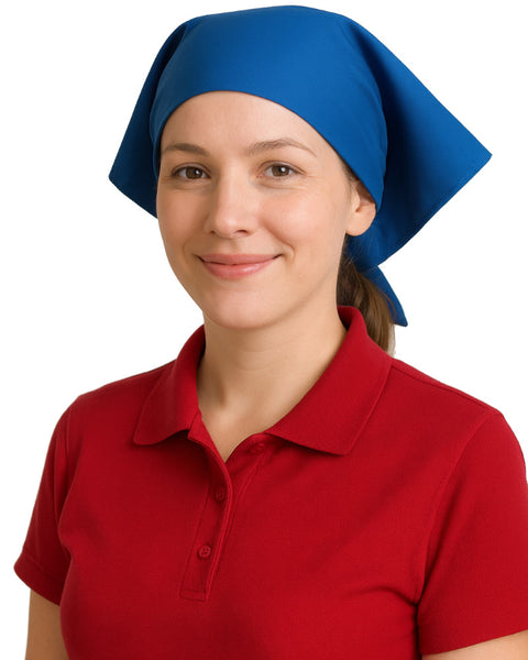 royal blue bandana, fast food bandana-style wrap, bandanas wraps