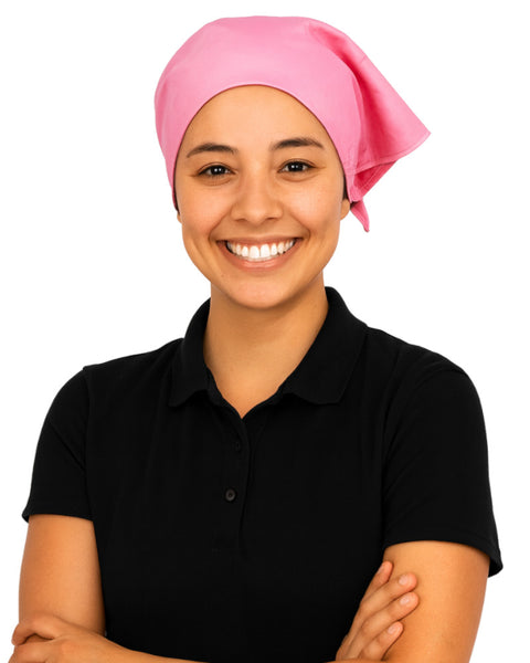 Pink bandana, waitress pink bandana, bandanas, waitress head wraps, Breast Cancer Awareness