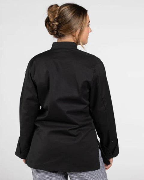 Women chef coat, Women black chef coats, women long sleeve chef coats