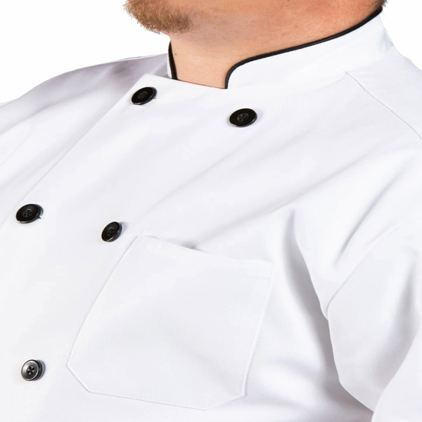classic long sleeve chef coat, classic chef coat, chef coat, chef jacket, 