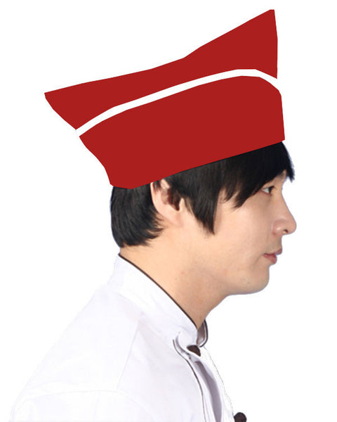 chef garrison hat, white garrison hat