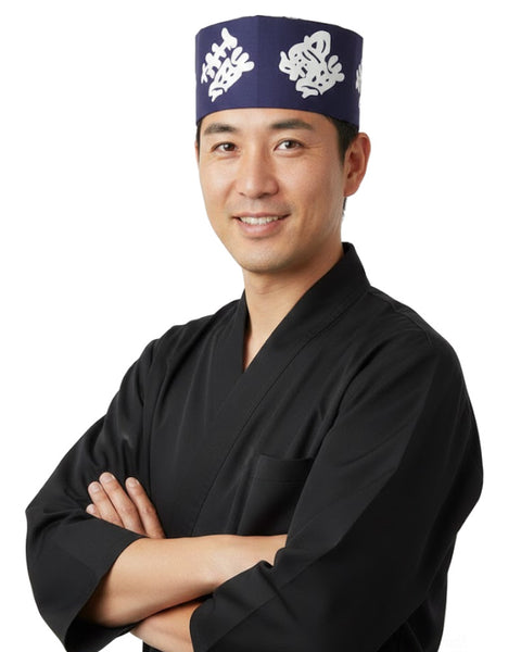 sushi chef uniform, sushi chef headwear, sushi chef hats, sushi chef caps