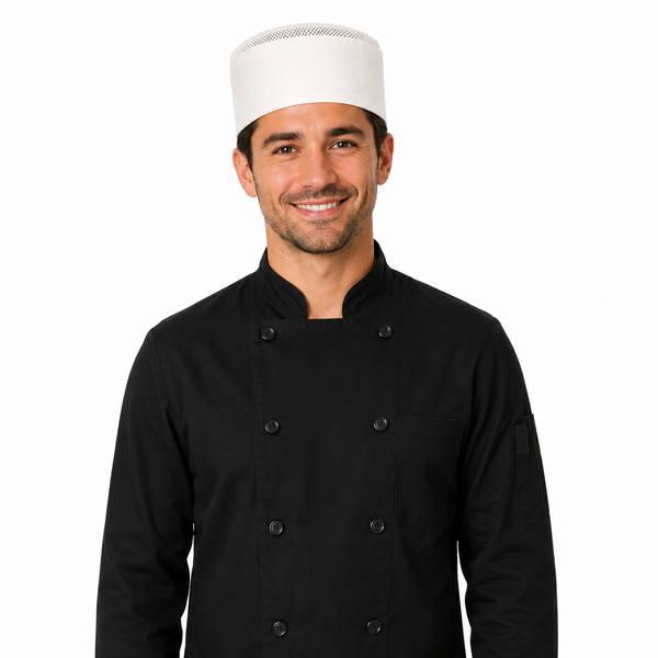 white chef beanies cap, white chef skull hats, chef hat, white chef adjustable hat, white chef hats