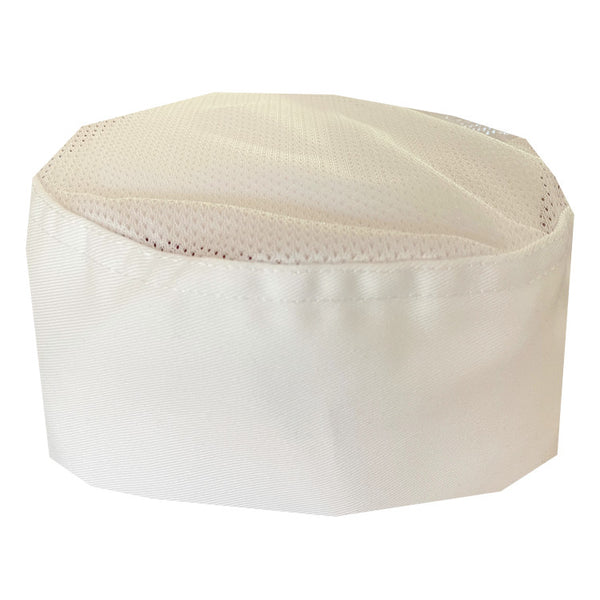 white chef vent hat, white mash top chef hats