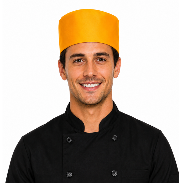 Mango Color Restaurant Chef Pill Box Hat