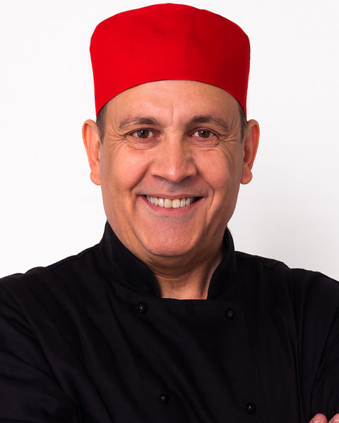 Chef hat, red chef hat, chef cap, sushi chef hat, red hat