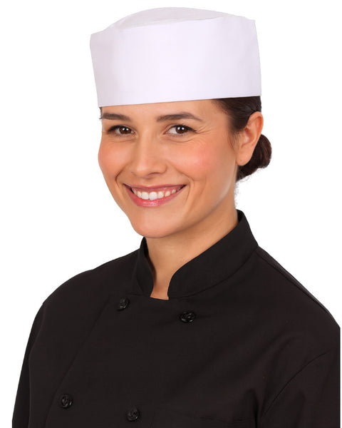 white chef hat, chef hat, discount chef hat, white chef skull hats