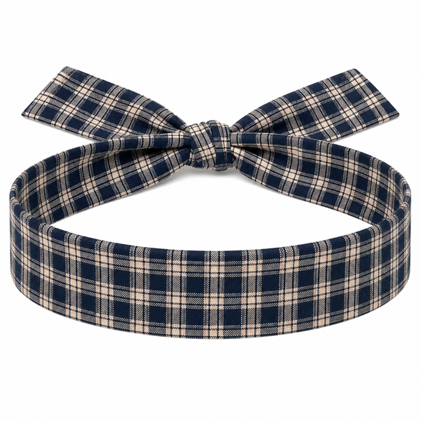 Headband, made in USA headband, Grid headband, sushi chef headband, Japanese chef headbands