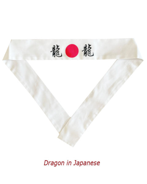 Japanese headband, headband, dragon headbands