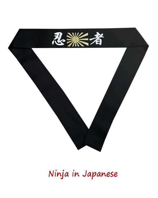 Japanese headband, headbands, ninja headbands, Hachimaki