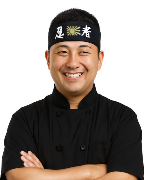 Japanese headband, sushi chef headband, Japanese restaurant uniform