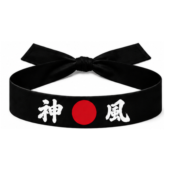 Divine Wind Japanese headband, Japanese headband, hibachi chef headband, sushi chef headband