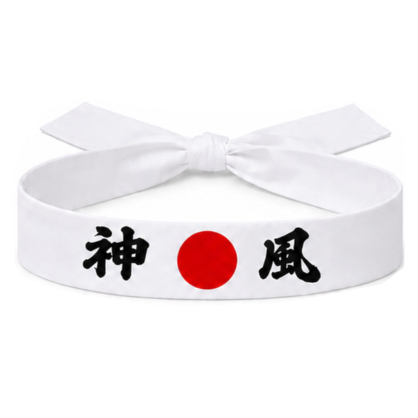 Divine Wind Headband, Divine Wind Japanese Headband, headband, Japanese headband, sushi chef headband, hibachi chef headband