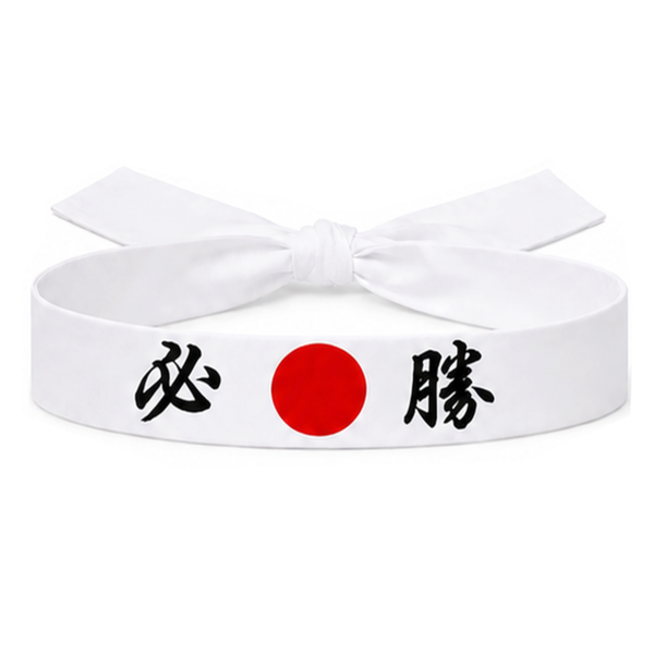 Japanese headband, Hissho/victory headband, chef headband, sushi chef headband, hibachi chef headband