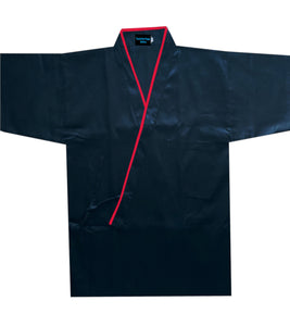 Sushi chef uniform, sushi chef black coat, sushi chef black and red coats