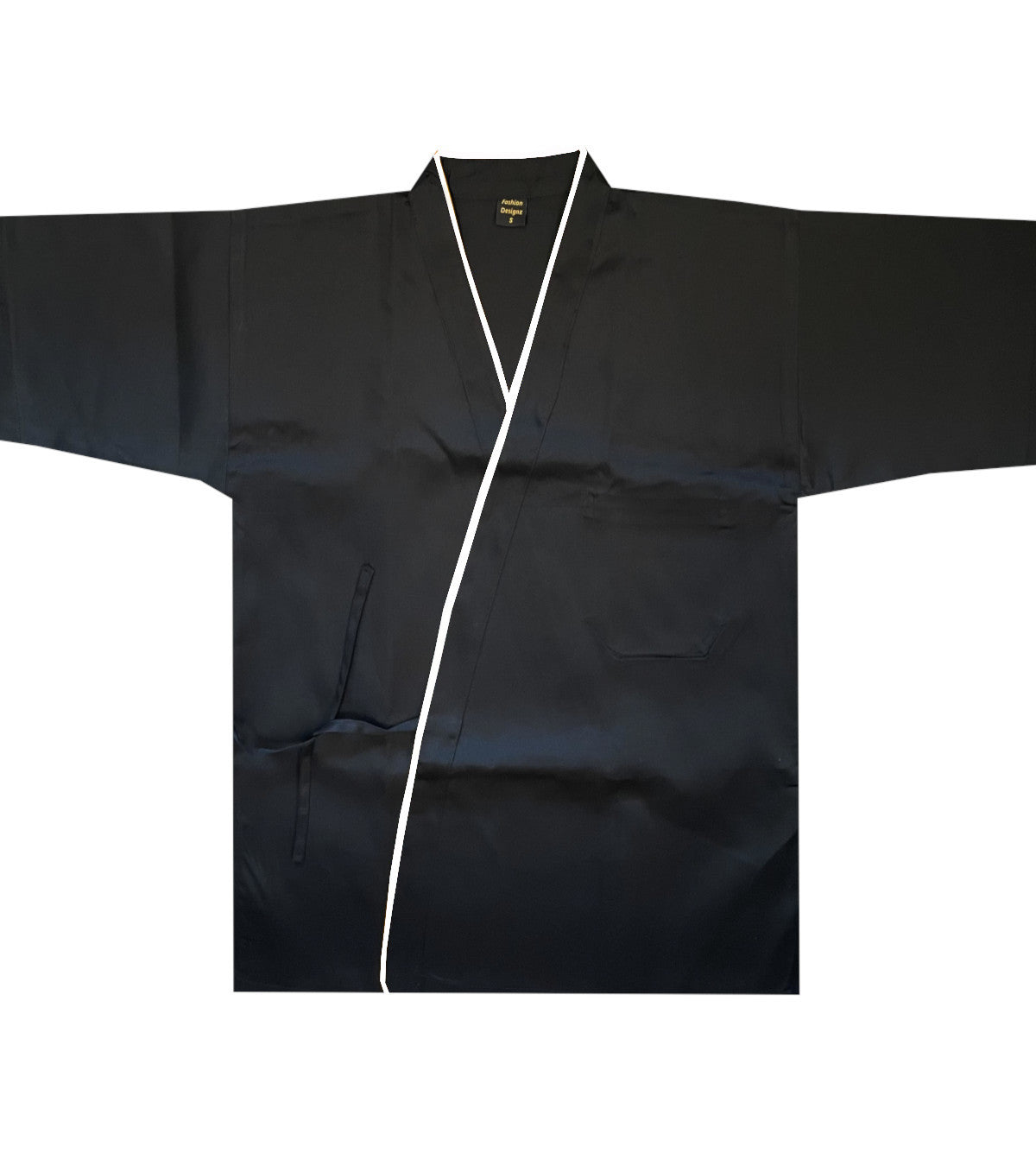 black and white sushi chef coat, sushi chef uniform, sushi chef coat
