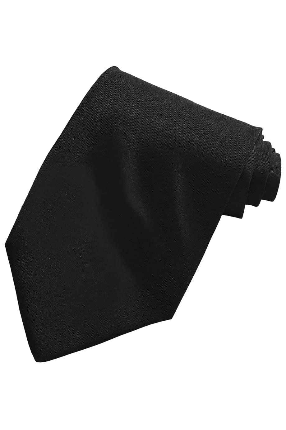 solid black tie, tie