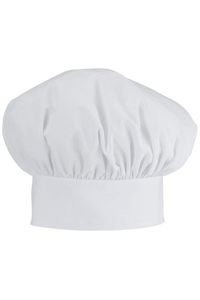 white chef hats, white poplin chef hats