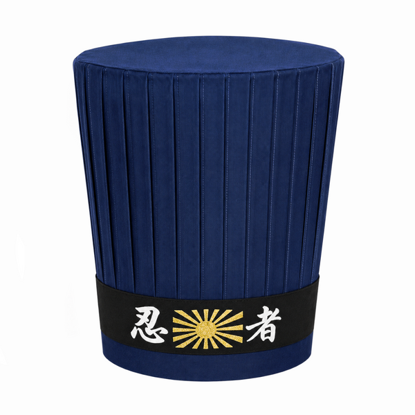 navy blue hibachi chef hat set, hibachi chef uniform