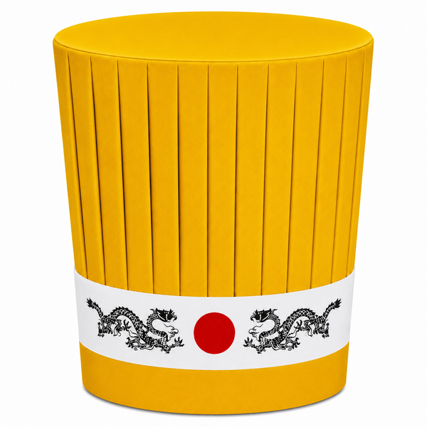 Yellow hibachi chef hat set, Hibachi chef hat set, Hibachi chef uniforms