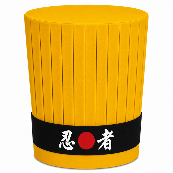 yellow chef tall hat set, yellow hibachi chef hat set