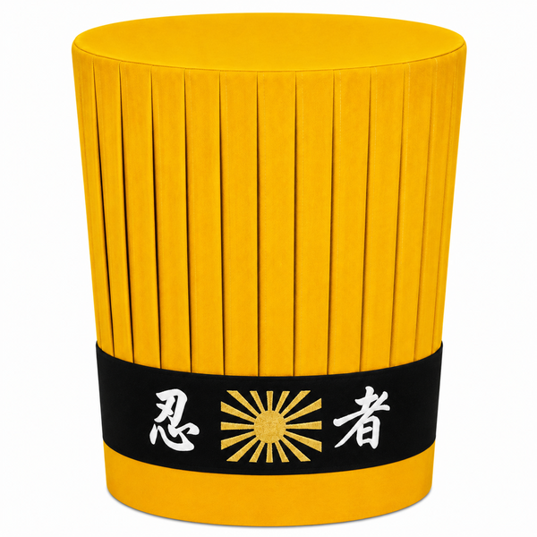 Hibachi chef tall hat set, yellow Hibachi chef hat set, hibachi chef uniform