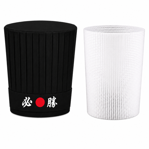 Hibachi chef tall hat, black hibachi chef hat, hibachi chef headband